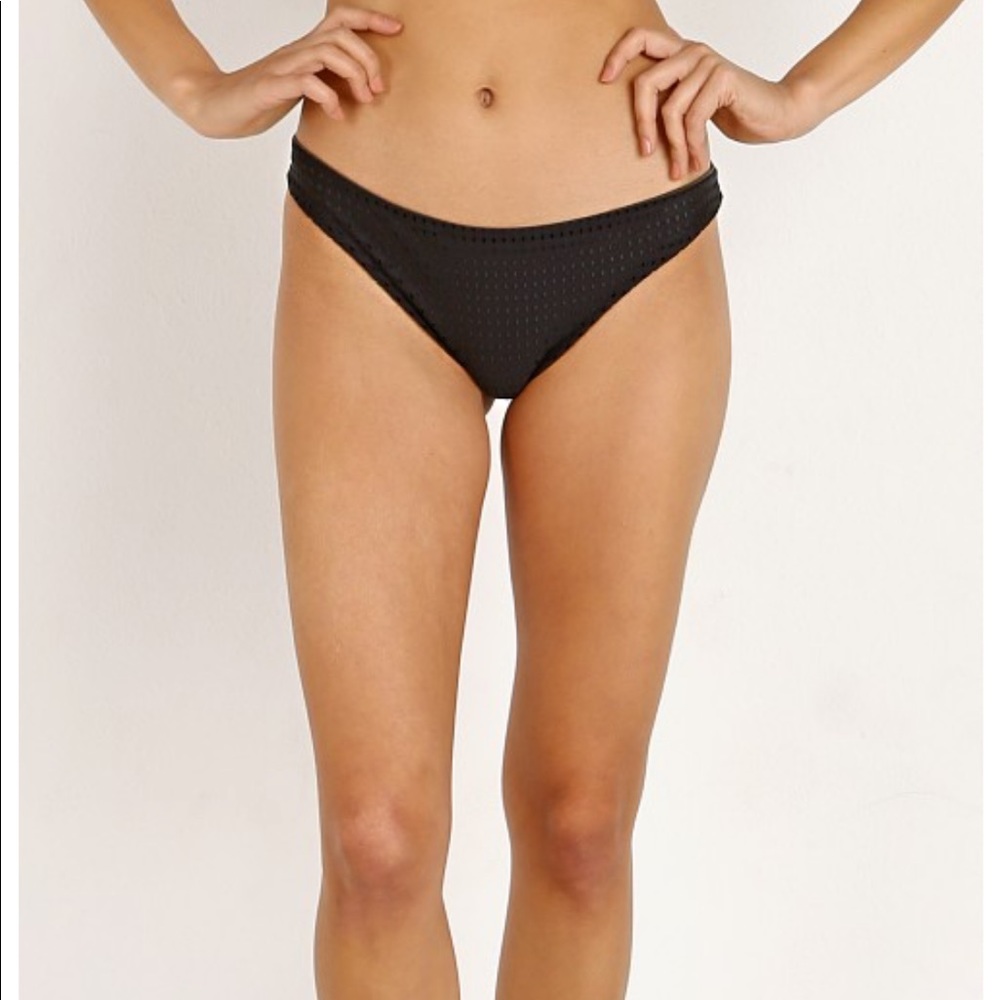 NWT Acacia Mesh Nalima Bikini Bottom BlackBeauty-L